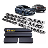 Soleira De Porta Honda City 2023 2024 2025 Aço Inox Br