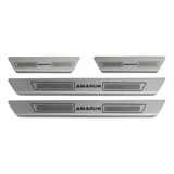 Soleira Em Aço Inox Escovado Amarok Todos Pisante Tuning Top
