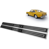 Soleira Maverick 72/79 Aço Inox Alto Relevo