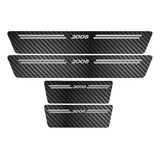 Soleira Porta Premium Peugeot 2008- 2015 2016 Á 2018- Preto