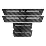Soleira Porta Premium Peugeot 408 2012 2013 Á 2016 - Preto