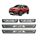 Soleiras De Aço Inox Escovado Renault Captur