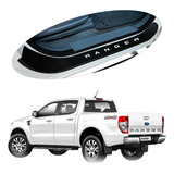 Soleiras Ford Ranger + Kit Adesivos Laterais Aço Escovado