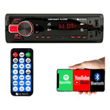 Som Auto Carro Radio Fm Usb Mp3 Pen Drive Cartão Sd Aux 