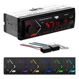 Som Automotivo Bt Usb Sd Card Rádio Fm App Iluminação 7cor H