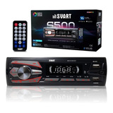Som Automotivo Svart S500 Com Usb, Bluetooth E Leitor De Cartão Sd