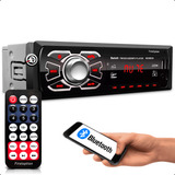 Som Pra Carro Aparelho Rádio Automotivo Bluetooth Bt Sd 5566