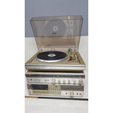 Som Vintage Philips Módular Com Toca Discos Receiver 