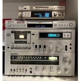 Som Vintage Receiver Gradiente Tape Deck Polyvox Caixas Aiwa