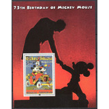 Somália - Disney - 75º Aniv. Mickey Mouse - 2000 - Bloco