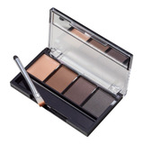Sombra De Sobrancelhas Paleta 3 Tons + Fixador Ruby Rose