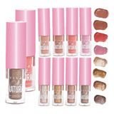 Sombra Líquida Matte E Metálica Vivai 2073.1.1 Kit Com 8 Cores