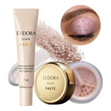 Sombra Primer Glitter Multifuncional Holográfico Glam Paête Cor Rosê Glam