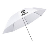 Sombrinha Guarda Chuva Branca Para Flash Lampada Greika 91cm