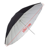 Sombrinha Rebatedora Branca 180 Cm Com Difusor
