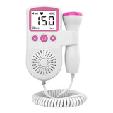 Sonar Fetal Doppler Fd Pro Ultrassom Monitoramento Ouvir Batimentos Bebe Cor Rosa Ou ( Azul, Verde Água)