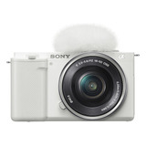 Sony Lcz Sony Alpha Zv-e10 Ilczve10l Mirrorless Branco + Nf