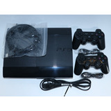 Sony Playstation 3 Slim Standard Com Mais De 1000 Jogos Desbloqueio Hen, No Hd Interno