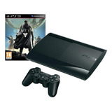 Sony Playstation 3 Super Slim 500gb Destiny Cor Charcoal Black