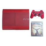 Sony Playstation 3 Super Slim 500gb God Of War Edition Bom Estado Sem Caixa