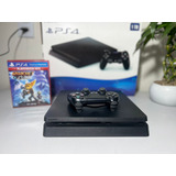 Sony Playstation 4 Slim 500gb Cor Preto