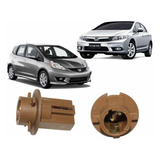 Soquete Marrom Honda Fit Civic 1991 A 2017 Lanterna 2 Polos