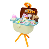 Sorveteria Infantil Mochila C/ Acessorios Cozinha Comidinha