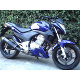 Spoiler Alongado Para Cb300 E Twister, Pintado Preto Fosco.