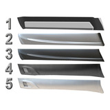 Spoiler Lateral Família Vw Gol Parati Polo Fox Golf A3 Preta