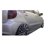 Spoiler Lateral Família Vw Golf E Audi A3 Preta Cetim