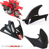 Spoiler + Para Lama + Protetor De Tanque Cb 300 R E Cb 300