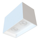 Spot Plafon Box Sobrepor Duplo Par20 Branco 110v/220v