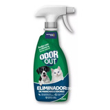Spray Odor Out Eliminador Odores 220ml Bio Ativo Cães Gatos