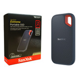 Ssd Externo Sandisk Extreme 2tb Sdssde61-2t00-g25 2000gb Velocidade Até 1050mb/s Compatível Com Pc Notebook Console Windows E Macos