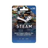 Steam Card Pré- Pago R$30 + R$200