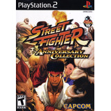 Street Fighter Anniversary Collection Ps2 Mídia Física