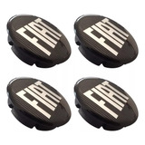 Sub Calota Roda Original Fiat Liga Leve 49,6mm Kit 4 Peças