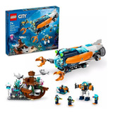 Submarino Explorador Do Mar Profundo - Lego 60379