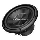 Subwoofer Pioneer Car Bass 1300w 10' - 25cm Ts-a250s4 Cor Preta