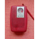 Sucata Rádio Antigo Portátil Sanyo Não Funciona Peças Leia