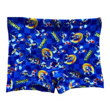Sunga Boxer Infantil Praia Piscina Personagens - Qualidade
