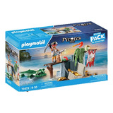 Sunny Brinquedos Playmobil 71473 Pirata Com Crocodilo Cor Multicor