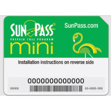 Sunpass Mini Sticker Pedágio Pré-pago Flórida