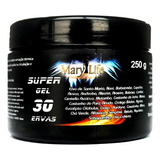 Super Gel 30 Ervas 250g 6 Und Efeito Quente E Frio Mary Life Tipo De Embalagem Pote Tipos De Pele Mista