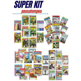 Super Kit 40 Livros Revistas Cruzadas Caça Numerox Cripto 