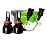 Super Led Hb3 Honda Civic 04 A 2021 Vclear 6000k 8000lm 40w