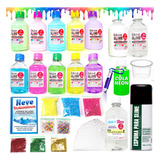 Super Quite Para Fazer Slime Cola Trans + Neve Artificial