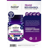 Suplemento Em Cápsula Sunfood Clinical Trans Resveratrol 98% Pure 600mg (60sofgels) Sunfood Em Pote De 100ml