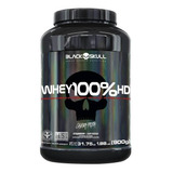Suplemento Em Pó Black Skull Whey 100% Hd Proteína Sabor Morango Em Pote De 900g