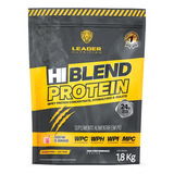 Suplemento Em Pó Leader Nutrition Hi-blend Hi-blend Protein Proteína Hi-blend Protein Sabor Smoothie De Morango Em Sachê De 1.8kg